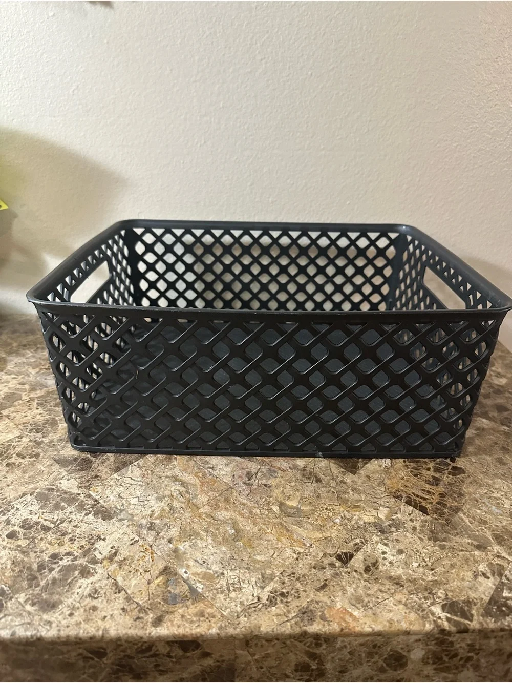 Black Plastic Basket